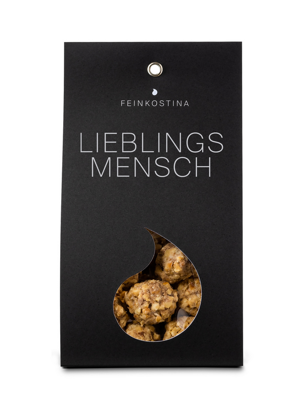 Lieblingsmensch - Haselnuss Trüffel mit Vollmilchschokolade - 70 g