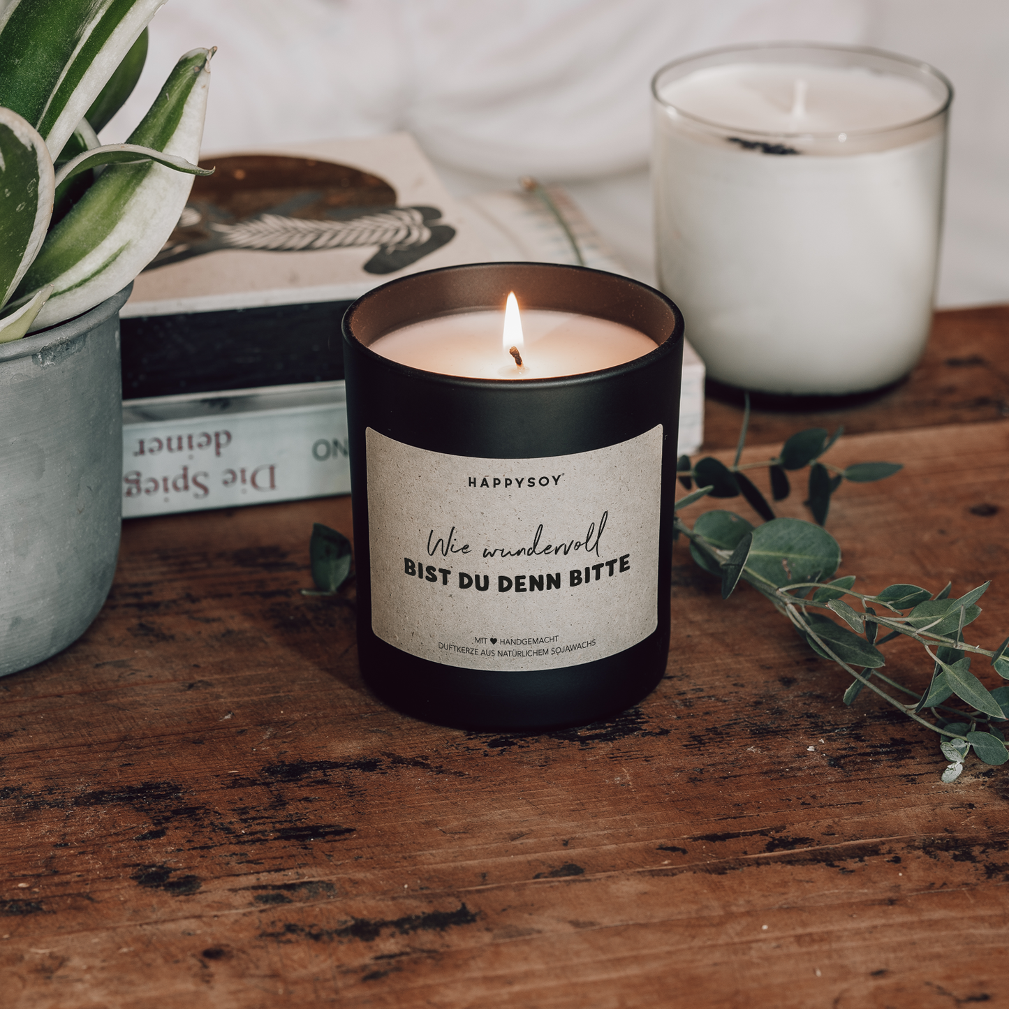 Duftkerze - Wie wundervoll bist du denn bitte