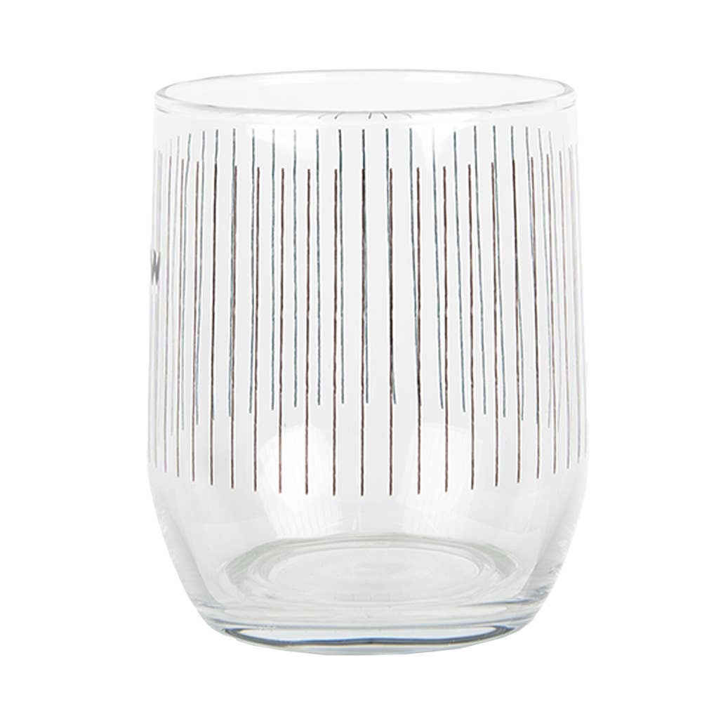 Wasserglas 300 ml Transparentes Glas Herz