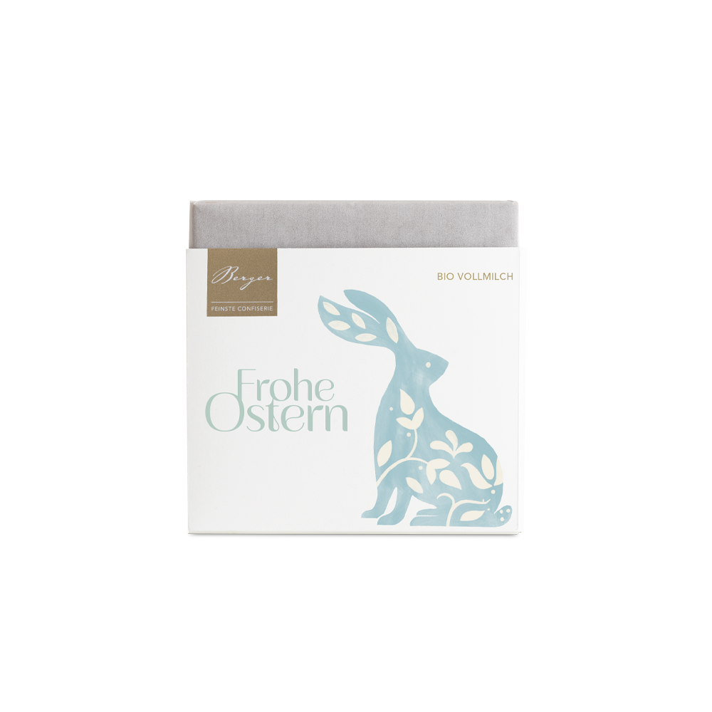 Bio Schokoladentafel Vollmilch "Frohe Ostern" 70g