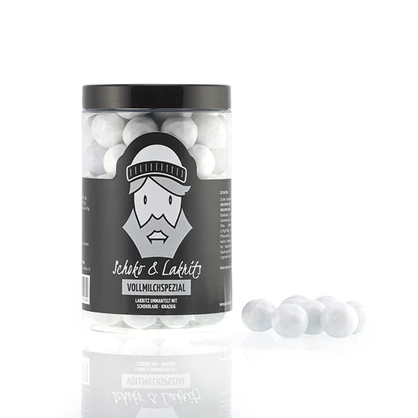 Schoko Schoko & Lakrits Vollmilchspezial –  zart, süß, mit Biss - Dose 275g