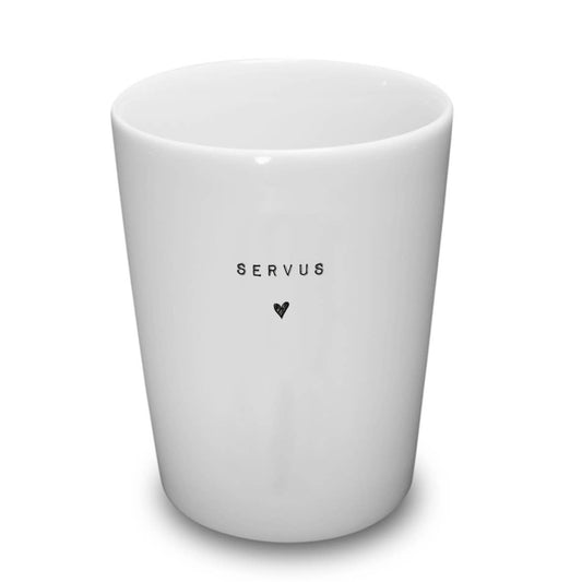 Becher Tasse Herz ♡ I Herzensmensch Geschenk: Servus