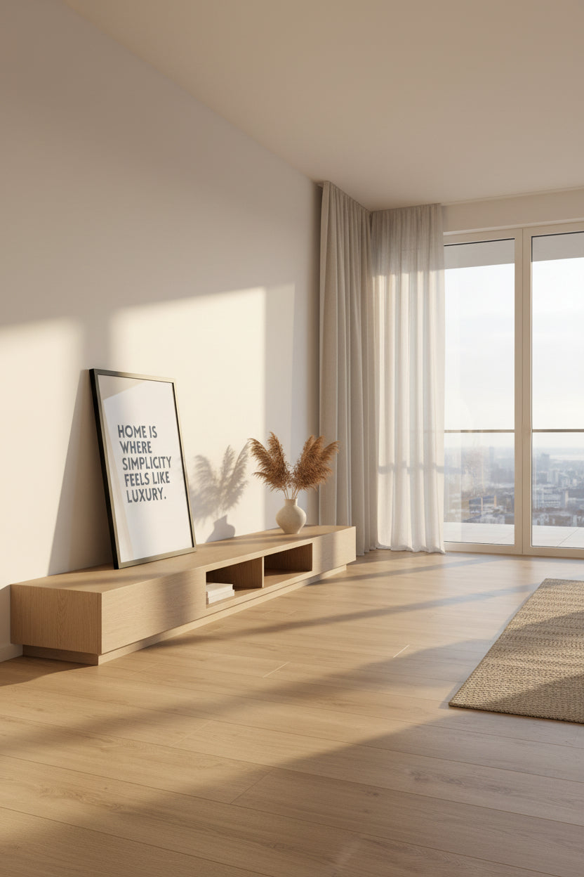 Home is where simplicity feels like luxury