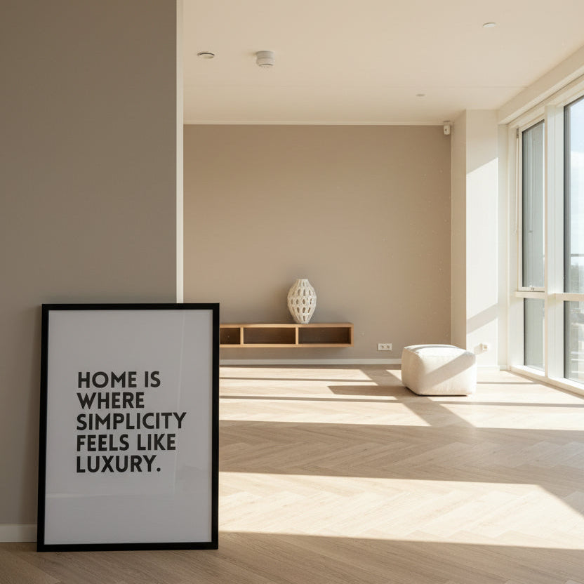Home is where simplicity feels like luxury