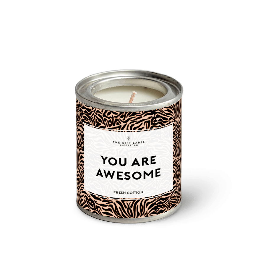 CANDLETIN90GR - YOU ARE GREAT II - FRESH COTTON