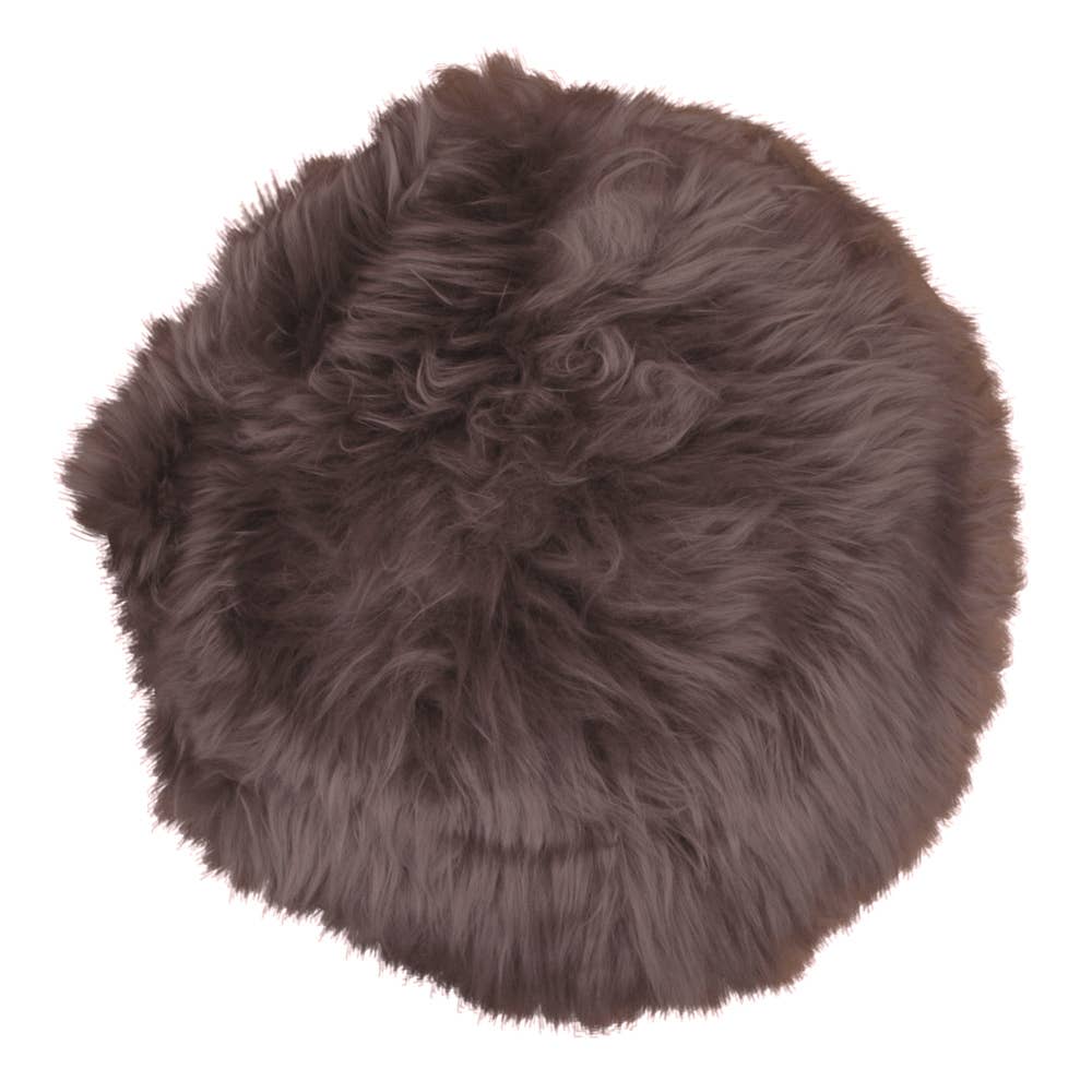 Lambskin seat in brown
