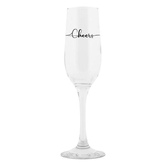 Champagnerglas 200 ml Transparentes Glas