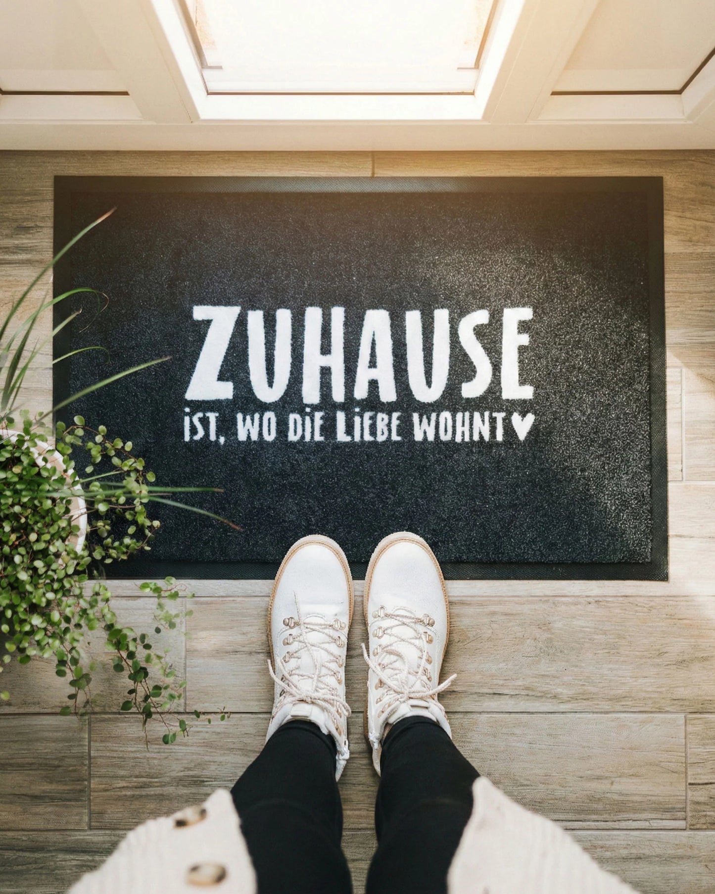 Fußmatte - Zu Hause ist, wo die Liebe wohnt