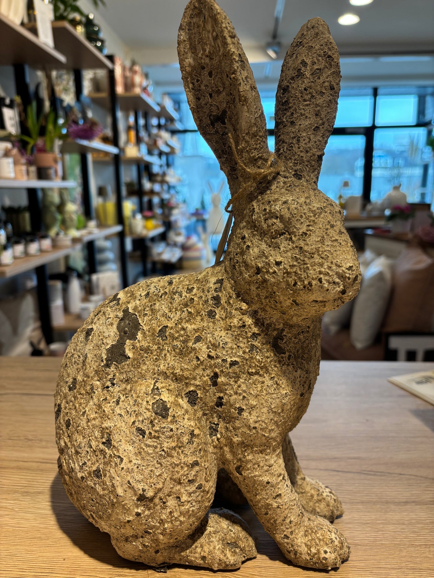 Hase in Steinoptik 27cm