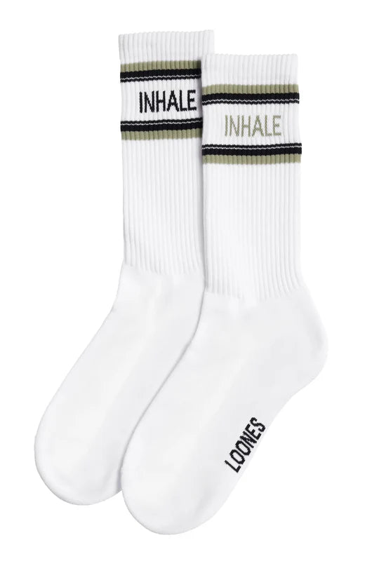 INHALE EXHALE | white