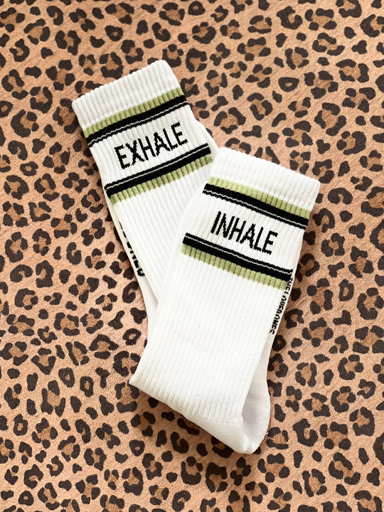 INHALE EXHALE | white