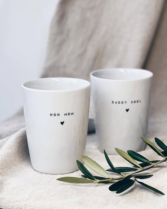 Becher Tasse Vatertag - Daddy Cool I Papa Geschenk: Wow Mom