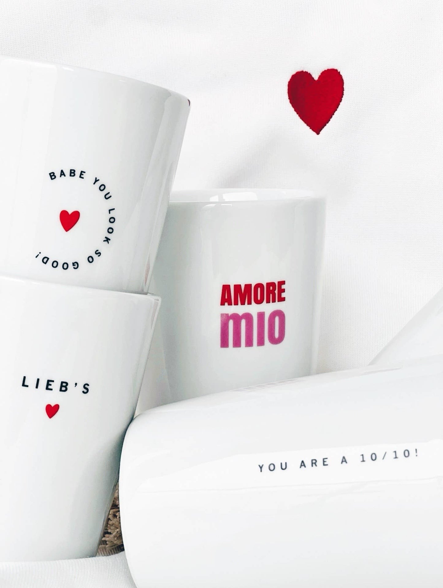 Mug Heart I Amore Colorful Spring Love: MORE AMOR POR FAVOR