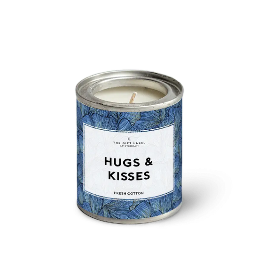 CANDLE SMALL - HUGS AND KISSES - FRESH COTTON