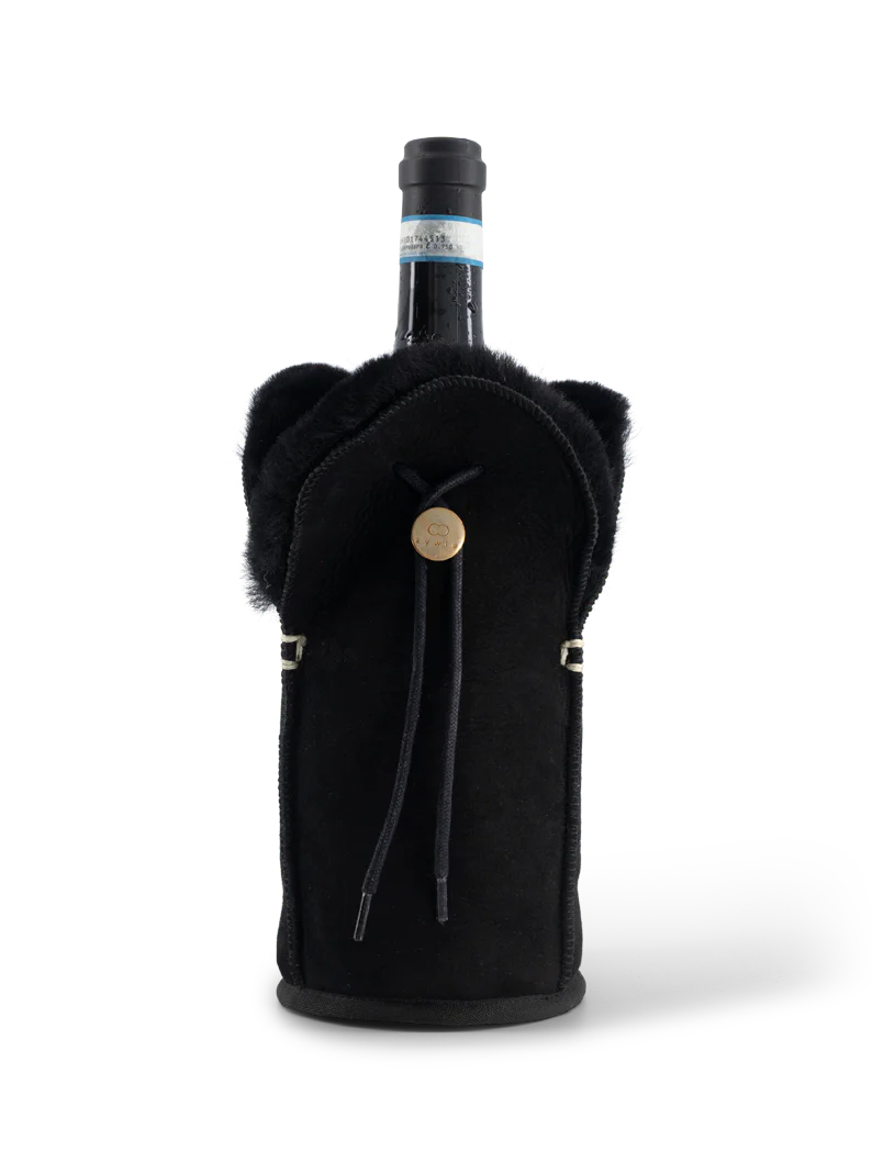 Flaschenkühler - Champagner schwarz