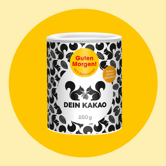 Guten Morgen! Unser Bio Schokoladenpulver mit Espresso