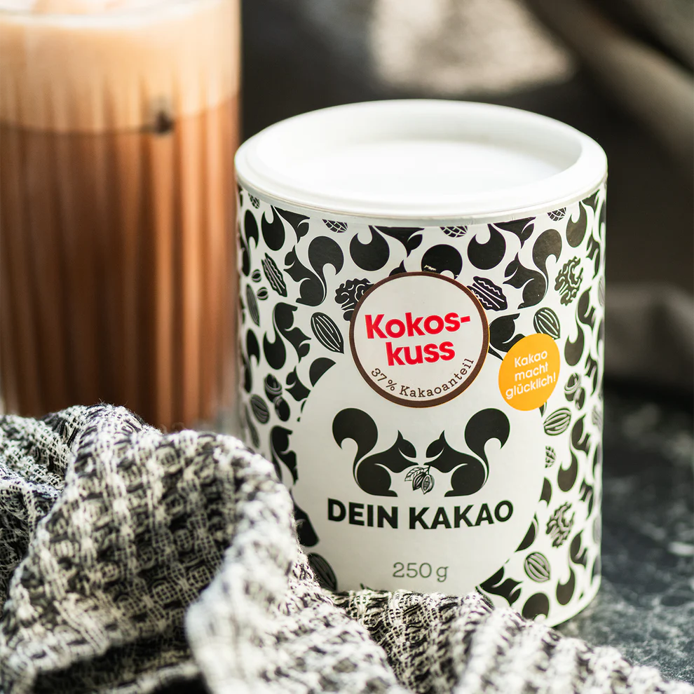 Kokoskuss Bio-Schokoladenpulver
