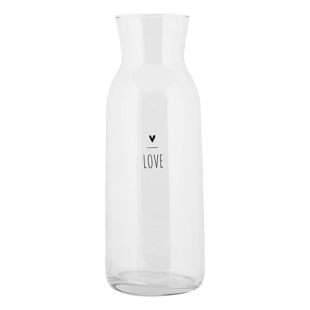 Karaffe aus transparentem Glas, 1000 ml