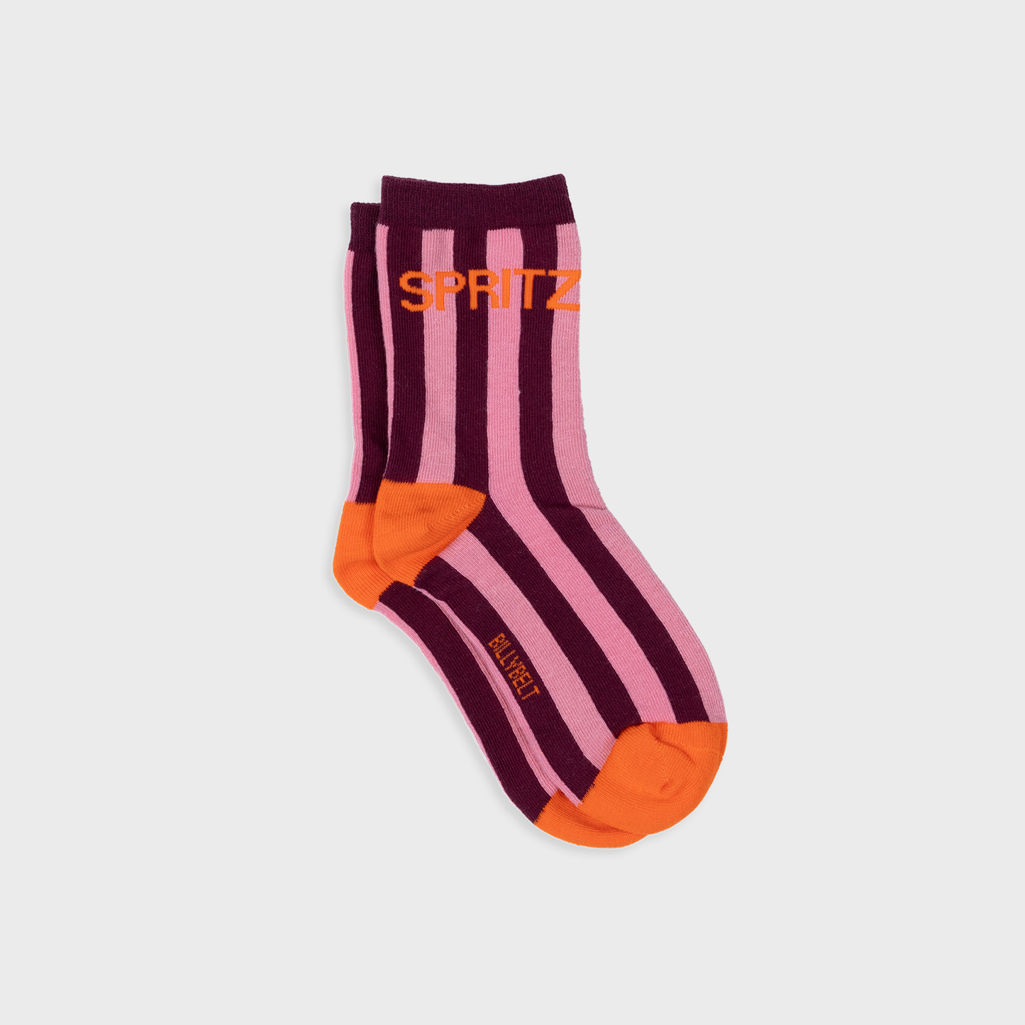 Striped Splatter Socks Made from Combed Cotton