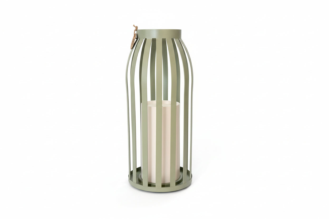 LED Lantern "Lumière" – Green – Plastic/Metal